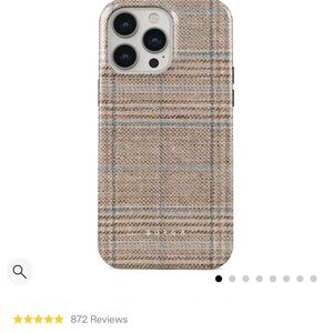 Burga Plaid iPhone 14 Pro Case